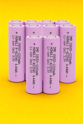 Ziddjeet H401 Li-ion Rechargeable  3.7V 1200mAh – Single Cell for Torch & RC Toys  Battery(Pack of 10)