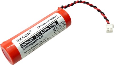 Ekavir 2200mAh 3.7V 18650 Lithium Li-ion  with Wired, 65x18mm  Battery