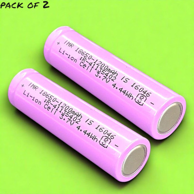 Shamsa X584 1394 mAh 18650 Lithium-Ion Rechargeable for Multi-Purpose   Battery(Pack of 2)