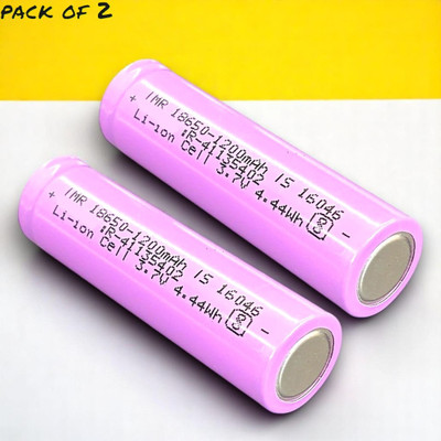 Shamsa X461 1353 mAh 18650 Lithium-Ion Rechargeable for Multi-Purpose   Battery(Pack of 2)