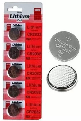 PREMBROTHERS Lithium CR2032 3V Coin Cell For /watches/toys /LEDs,/calculators/car remote etc  Battery(Pack of 2)