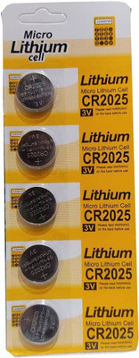 P.P.India cr2025  Battery(Pack of 5)