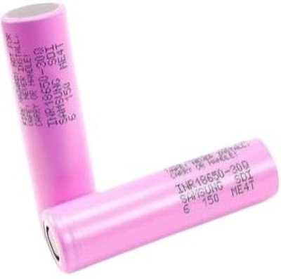 MICROUSB Samsung INR18650 30Q 3.7V 3000mAh Rechargeable Lithium   Battery(Pack of 2)