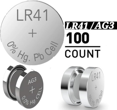 TONSY LR41 / AG3 / SR41 / 392A - 100 UNIT  Battery(Pack of 100)