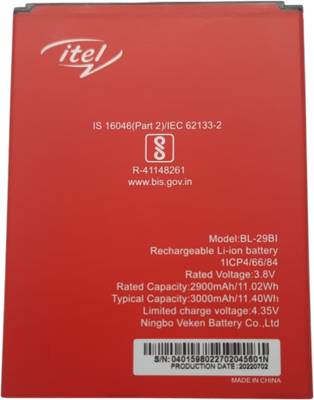 sainiii Mobile Battery For  itel,tecno itel 29bi battery 100% orignal tecno kc1,kc1j,itel a48,L6006