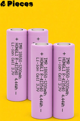 Stybits X12 3.7V 1200mAh Rechargeable  Ideal for Flashlights,Gadgets  Battery(Pack of 4)