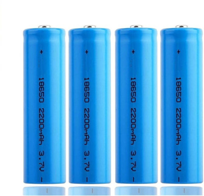 Shazam 2200mAH 3.7v 8.14Wh Button Head  Battery(Pack of 4)
