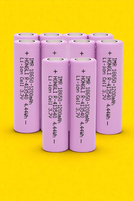 Nilesawar H396 Rechargeable 18650  – Li-ion 3.7V 1200mAh Cell for Multipurpose Use  Battery(Pack of 10)