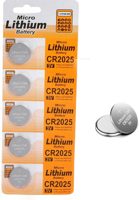 Zohlo Best Quality CR2025 3V Coin Cell  Battery(Pack of 5)