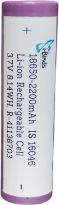 I-Birds Enterprises 18650 cell 3.7V, 2200mAh Li-ion Rechargeable  (Not AA, AAA, D, C )  Battery
