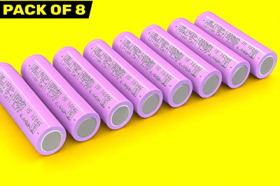 Ziddjeet J290 Cell 18650 Li-ion Rechargeable  – 3.7V 1200mAh for Flashlights  Battery(Pack of 8)