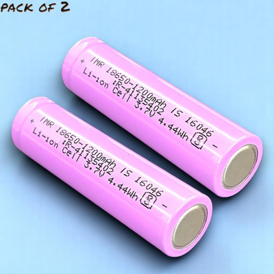 Ziddjeet X386 1328 mAh 18650 Lithium-Ion Rechargeable for Multi-Purpose   Battery(Pack of 2)
