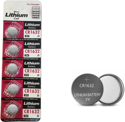 ANY KART Versatile CR1632 3V Lithium Coin battery for selfie stick remote, Toys  Battery(Pack of 5)