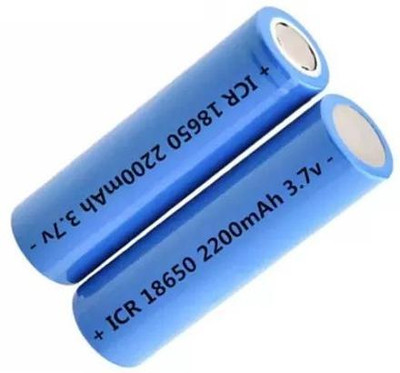 NKL 168 Rechargeable Lithium-Ion 18650 Cell Emergency Light Torch PowerBank  Battery(Pack of 2)