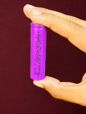 3BAAN X132 1265 mAh 18650 Lithium-Ion Rechargeable for Multi-Purpose  Battery