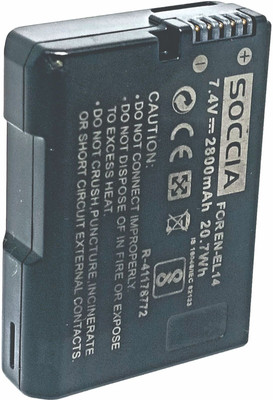 SOCCIA EN-EL14 is a high-performance lithium-ion Camera   Battery