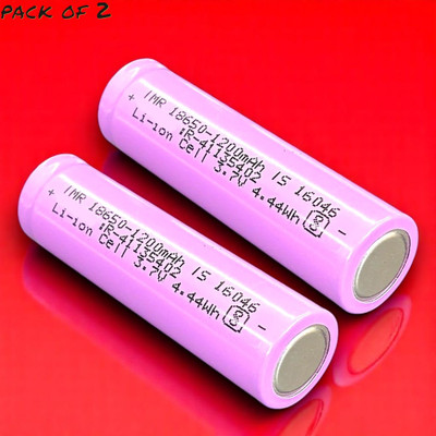 Ziddjeet X437 1345 mAh 18650 Lithium-Ion Rechargeable for Multi-Purpose   Battery(Pack of 2)