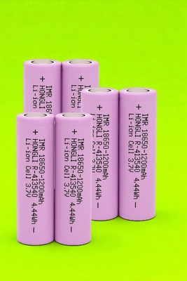 Sagaft F23 1200mAh 3.7V Lithium-ion  – IMR Rechargeable Cell for DIY Projects  Battery(Pack of 6)