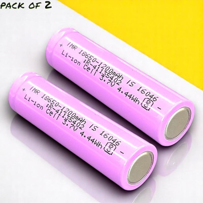 Nilesawar X488 1362 mAh 18650 Lithium-Ion Rechargeable for Multi-Purpose   Battery(Pack of 2)