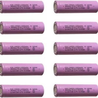 NKL 14 Rechargeable Lithium-Ion 18650 Cell Emergency Light Torch PowerBank  Battery(Pack of 10)