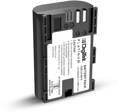 DIGITEK Extra Power 2400mAh capacity Secondary Rechargeable  LP-E6 H Platinum  Battery