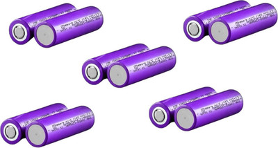 Flysmart High Capacity Hongli Lithium Ion 1200mAH Rechargeable Original Power Batteries  Battery(Pack of 10)