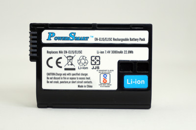 Power Smart EN-EL15C EN-EL15 Rechargeable Lithium-Ion  for for Z6 II, Z7 II, Z7, Z6,  Battery