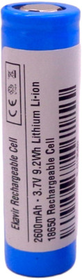 Ekavir 2600mah rechargeable Cell | 18650 rechargeable battery lithium cell li-ion 3.7V  Battery