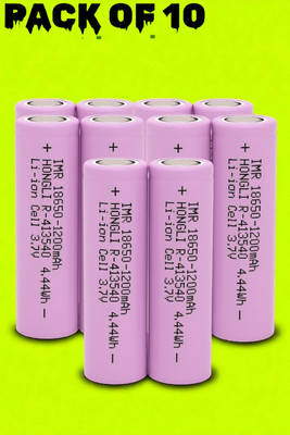 Ziddjeet H227  1200mAh 3.7V – Single Unit for Torchlight, Remote Car, DIY Kits  Battery(Pack of 10)