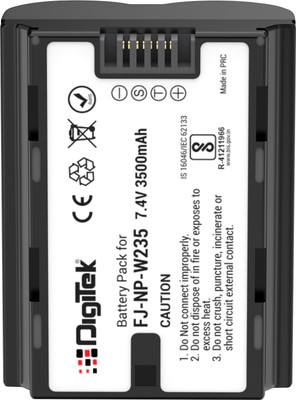 DIGITEK Extra Power Secondary Rechargeable Li-ion Camera  for NP-W235 (3500mAh)  Battery