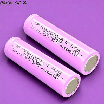 Shamsa X542 1380 mAh 18650 Lithium-Ion Rechargeable for Multi-Purpose   Battery(Pack of 2)