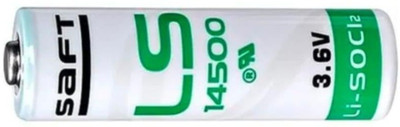 MICROUSB Saft LS14500 2600mAh 3.6V   Battery