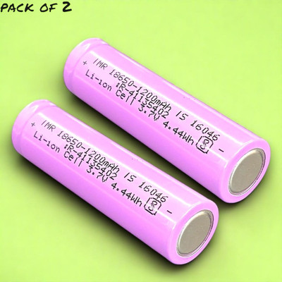 Ziddjeet X563 1387 mAh 18650 Lithium-Ion Rechargeable for Multi-Purpose   Battery(Pack of 2)
