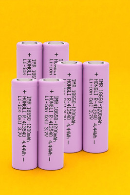 3BAAN F128 3.7V Li-ion 18650  – 1200mAh Rechargeable Cell for Emergency Lights  Battery(Pack of 6)