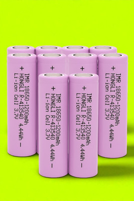 3BAAN H243 1200mAh 3.7V Lithium-ion  – IMR Rechargeable Cell for DIY Projects  Battery(Pack of 10)