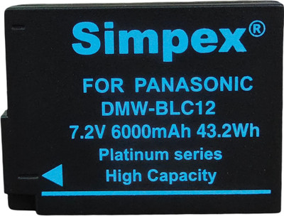 Simpex DMW-BLC12 6000mAh Lithium Ion Rechargeable  for Panasonic Lumix Camera  Battery