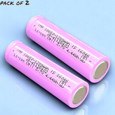 Ziddjeet X392 1330 mAh 18650 Lithium-Ion Rechargeable for Multi-Purpose   Battery(Pack of 2)