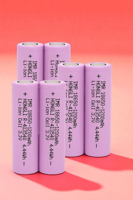 Shamsa F41 Li-ion Rechargeable  3.7V 1200mAh – Single Cell for Torch & RC Toys  Battery(Pack of 6)