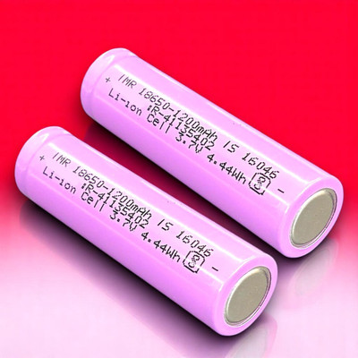 Ziddjeet X158 1252 mAh 18650 Lithium-Ion Rechargeable for Multi-Purpose   Battery(Pack of 2)