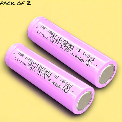 Shamsa X476 1358 mAh 18650 Lithium-Ion Rechargeable for Multi-Purpose   Battery(Pack of 2)