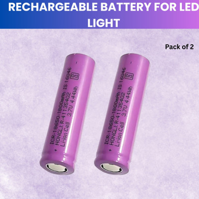 GUGGU Rechargeable  1800Mah Lithium-Ion  For Light Speaker Pack of 1I179  Battery(Pack of 2)