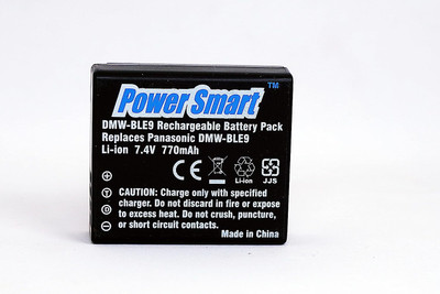 Power Smart  for Panasonic DMW-BLE9 DMW-BLE9E DMW-BLE9PP and Panasonic Lumix DMC-GF3  Battery