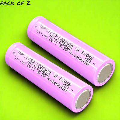 Ziddjeet X569 1389 mAh 18650 Lithium-Ion Rechargeable for Multi-Purpose   Battery(Pack of 2)
