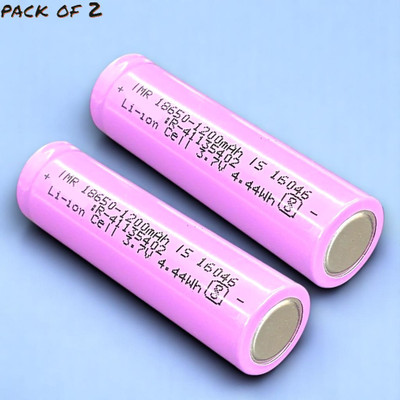 Shamsa X411 High Capacity Lithium Ion 1200mAH Rechargeable Original High Capacity  Battery(Pack of 2)