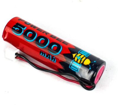 POWER BEE ICR 18650 5000mAh 3.7v Rechargeable Li-ion Buttontop   Battery(Pack of 2)
