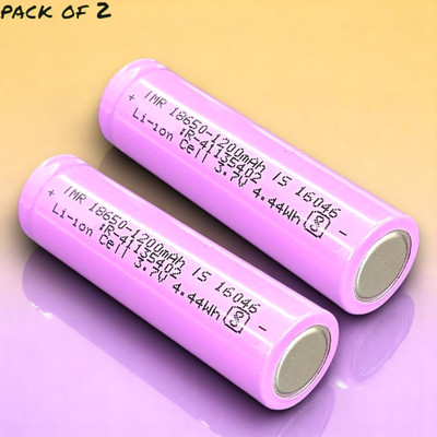 Nilesawar X503 1367 mAh 18650 Lithium-Ion Rechargeable for Multi-Purpose   Battery(Pack of 2)