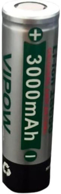 MICROUSB VIPOW 18650 3000mAh 3.7V Flat   Battery