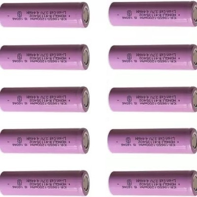 NKL 15 Rechargeable Lithium-Ion 18650 Cell Emergency Light Torch PowerBank  Battery(Pack of 10)