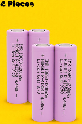 Ziddjeet X32 3.7V 1200mAh Rechargeable  Ideal for Flashlights,Gadgets  Battery(Pack of 4)