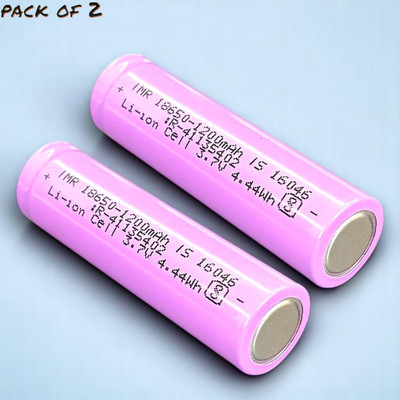Ziddjeet X395 1331 mAh 18650 Lithium-Ion Rechargeable for Multi-Purpose   Battery(Pack of 2)